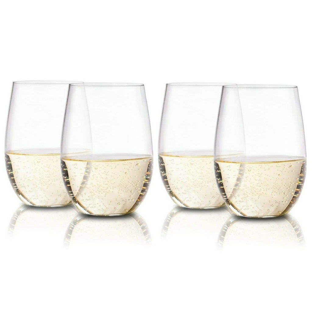 Plastic Stemless Wine Glasses by En Soiree