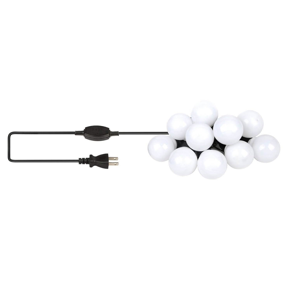 Plug-in Globe String Light Warm White Fairy Light Bulbs
