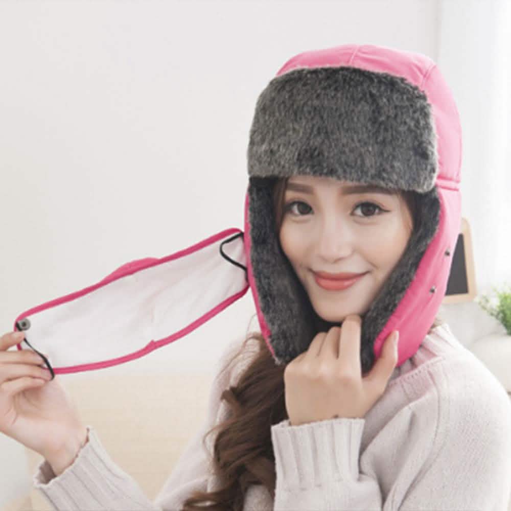Polar Fleece Hat with Removable Face Mask