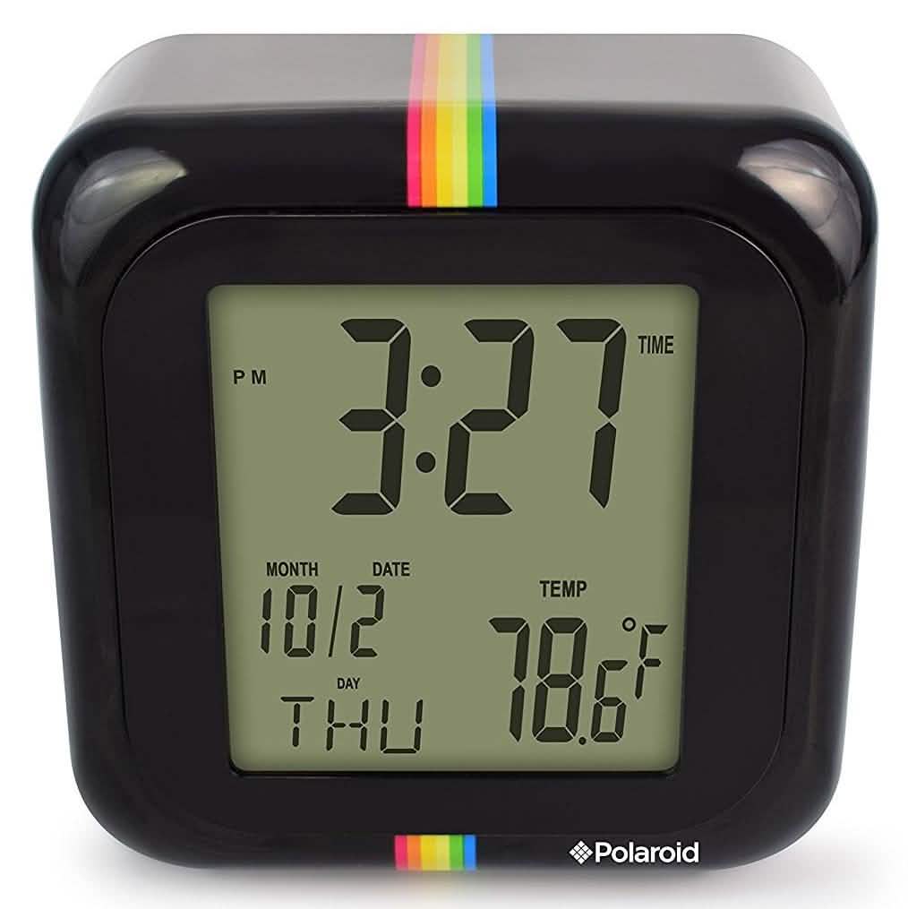 Polaroid Desktop Digital Clock - Assorted Colors
