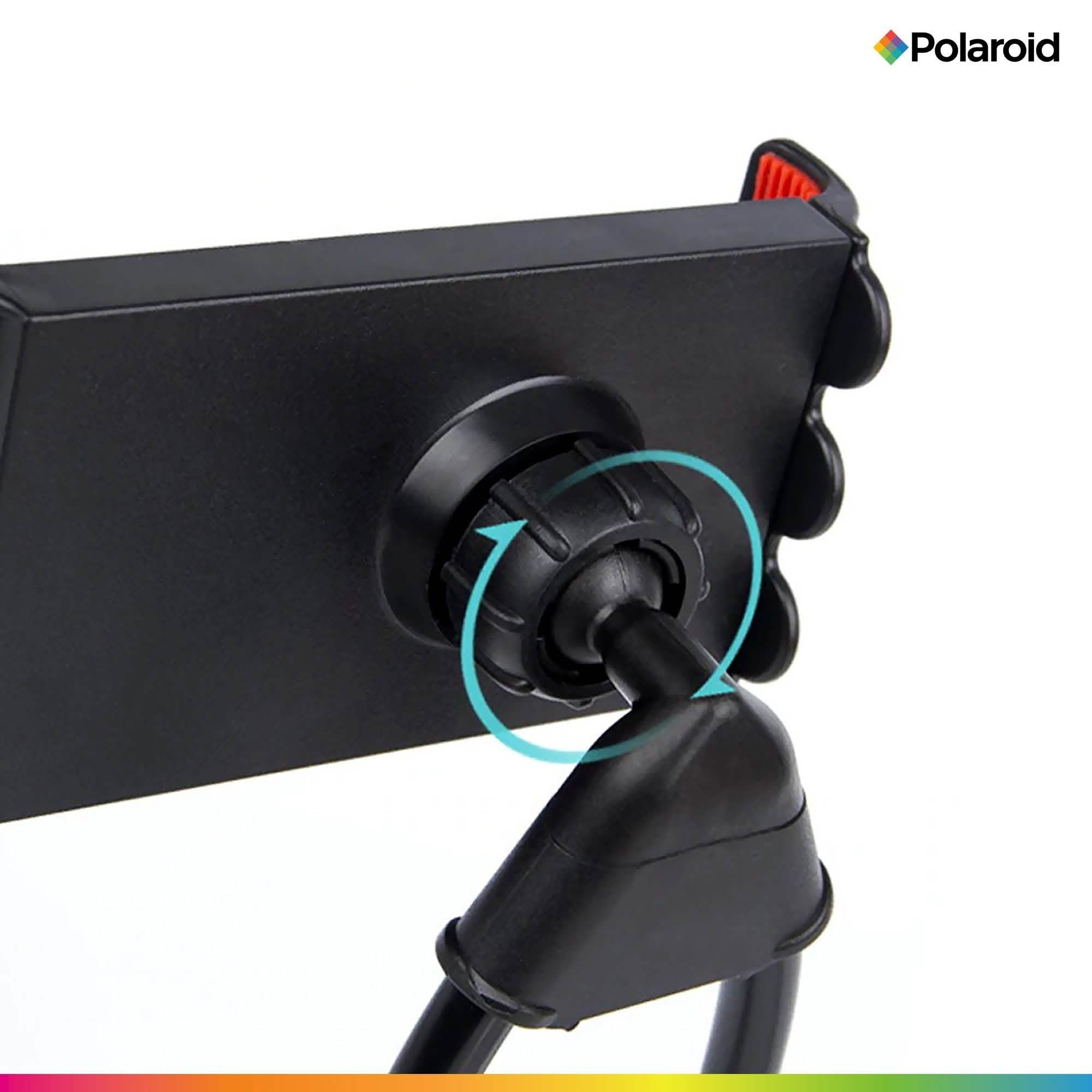 Polaroid FlexiblNeck Phone Holder, Gooseneck Hands Free Smartphone Mount - Adjustable Selfie Stick