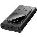 Polaroid Portable Wireless Power Bank - 10000mAh, USB Charging, Digital Display
