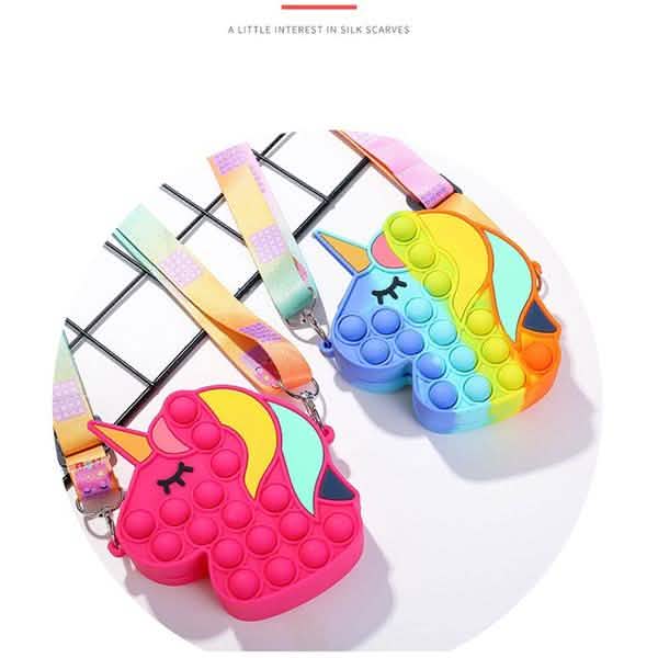 Pop Fidget Toys Shoulder Bag