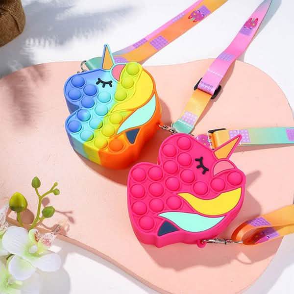 Pop Fidget Toys Shoulder Bag