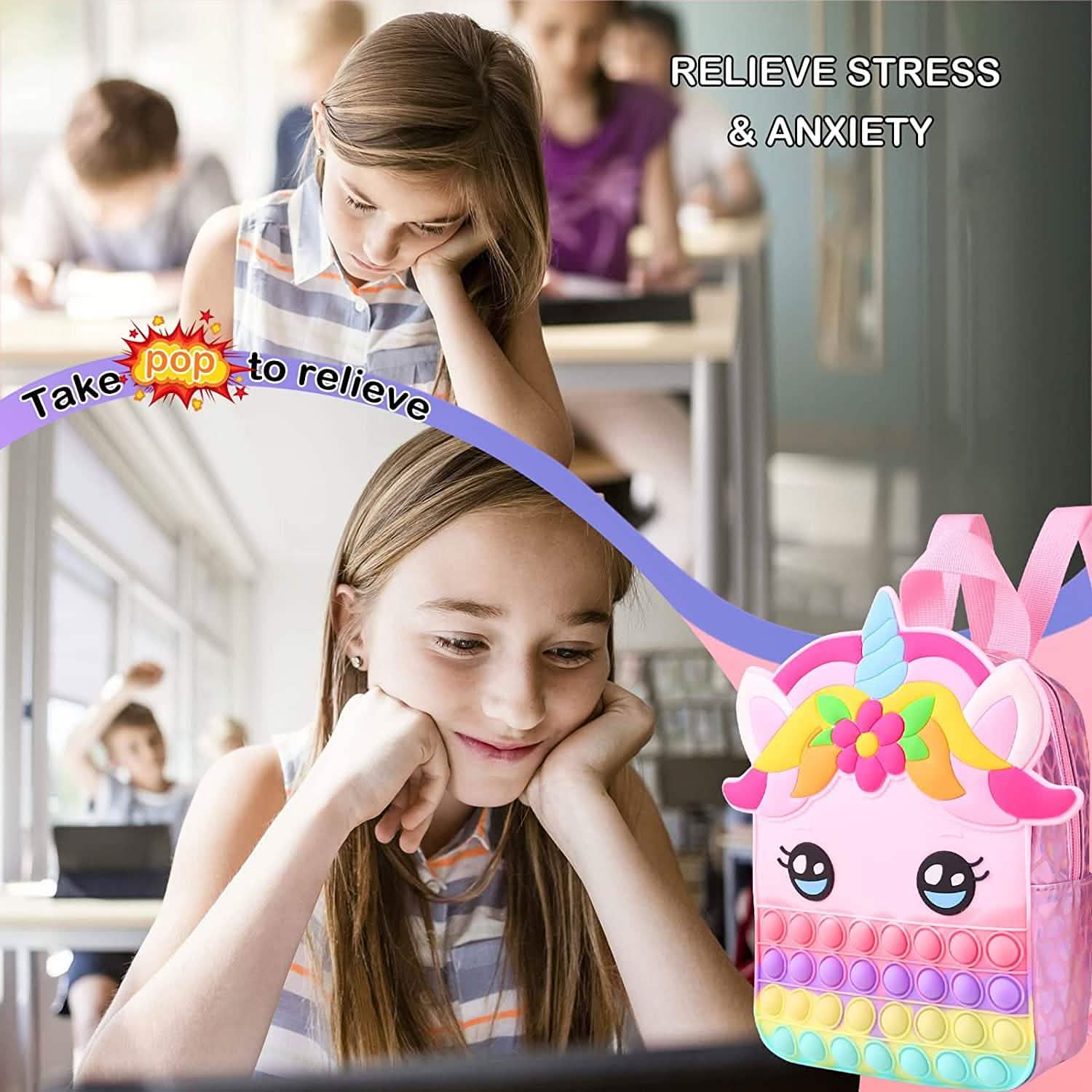 Pop Fidget Unicorn Backpack