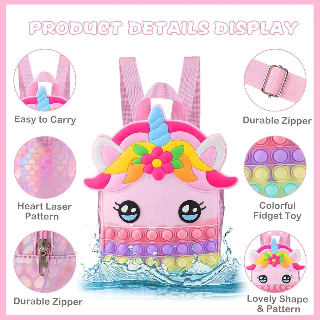 Pop Fidget Unicorn Backpack