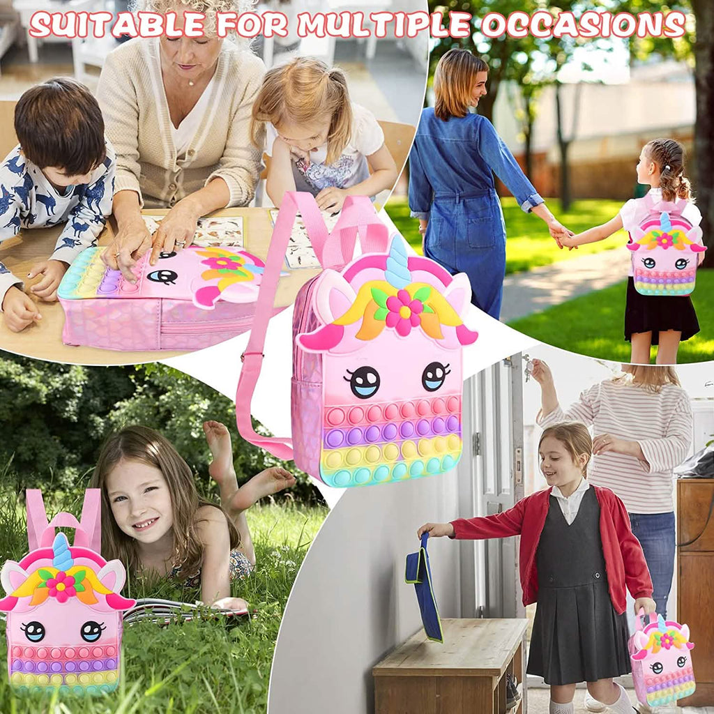 Pop Fidget Unicorn Backpack