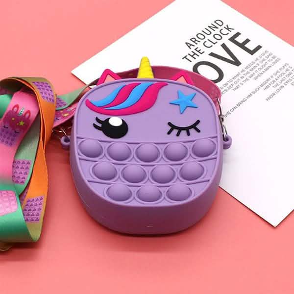 Pop Unicorn Purse Fidget Toys For Girls