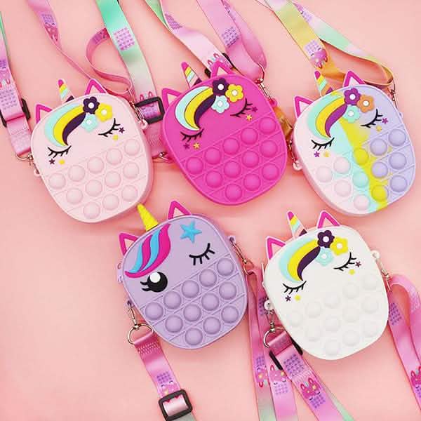 Pop Unicorn Purse Fidget Toys For Girls