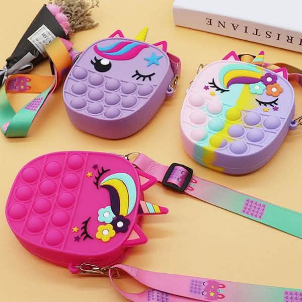 Pop Unicorn Purse Fidget Toys For Girls
