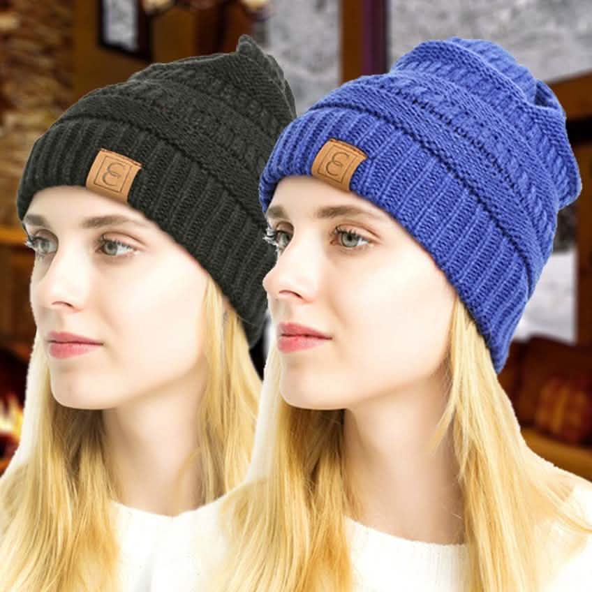 Popular CC Chic Winter Beanie Hat