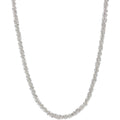 Pori Jewelers 925 Sterling Silver 2MM Twisted ROC Chain Necklace