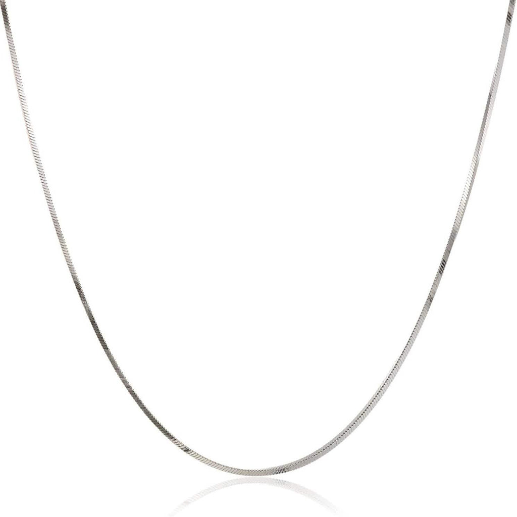 Pori Jewelers .925 Sterling Silver .7MM Magic 8 Sided Italian Snake Chain
