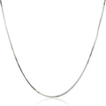 Pori Jewelers .925 Sterling Silver .7MM Magic 8 Sided Italian Snake Chain
