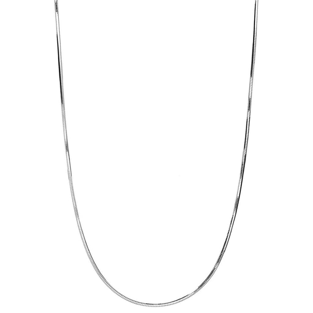 Pori Jewelers .925 Sterling Silver .7MM Magic 8 Sided Italian Snake Chain