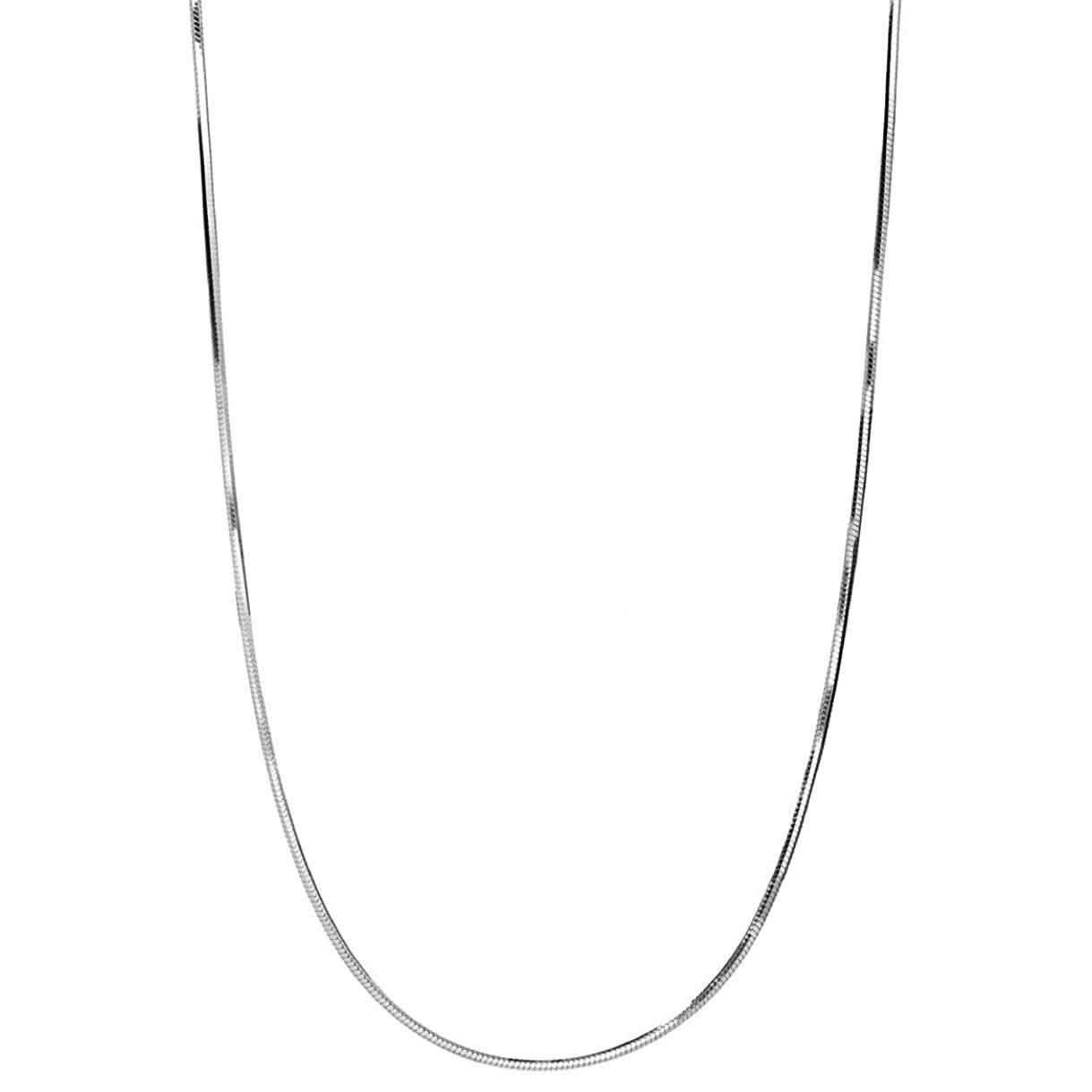 Pori Jewelers .925 Sterling Silver .7MM Magic 8 Sided Italian Snake Chain