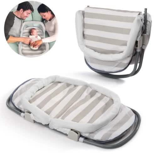 Portable Baby Bedside Lounger Infant Bassinet Sleeping Bed