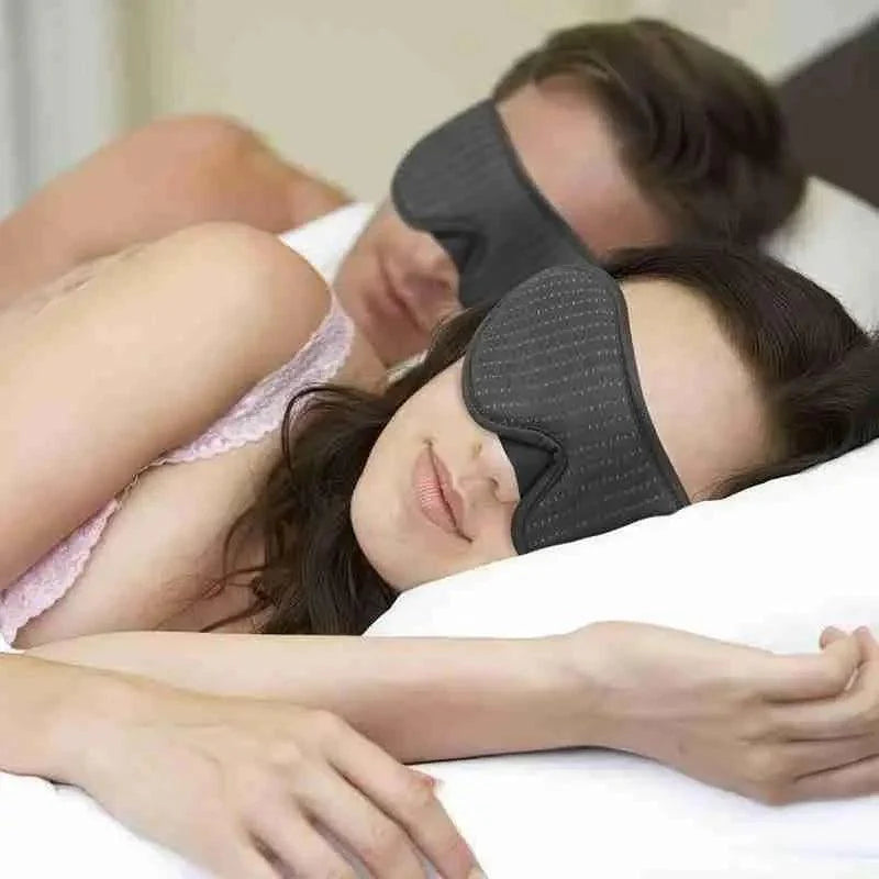 Portable Black Block Light Eye Soft Comfortable Eye Cover For Travel/Light Sleepers/Meditation Elastic Silk Sleep Eye Mask Adjustable Eye Patch