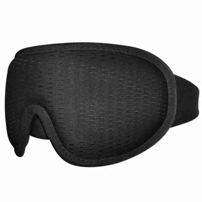 Portable Black Block Light Eye Soft Comfortable Eye Cover For Travel/Light Sleepers/Meditation Elastic Silk Sleep Eye Mask Adjustable Eye Patch