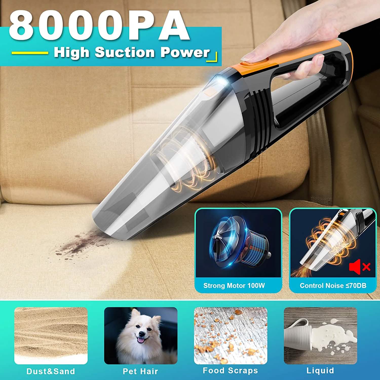 Portable Car Vacuum Cleaner