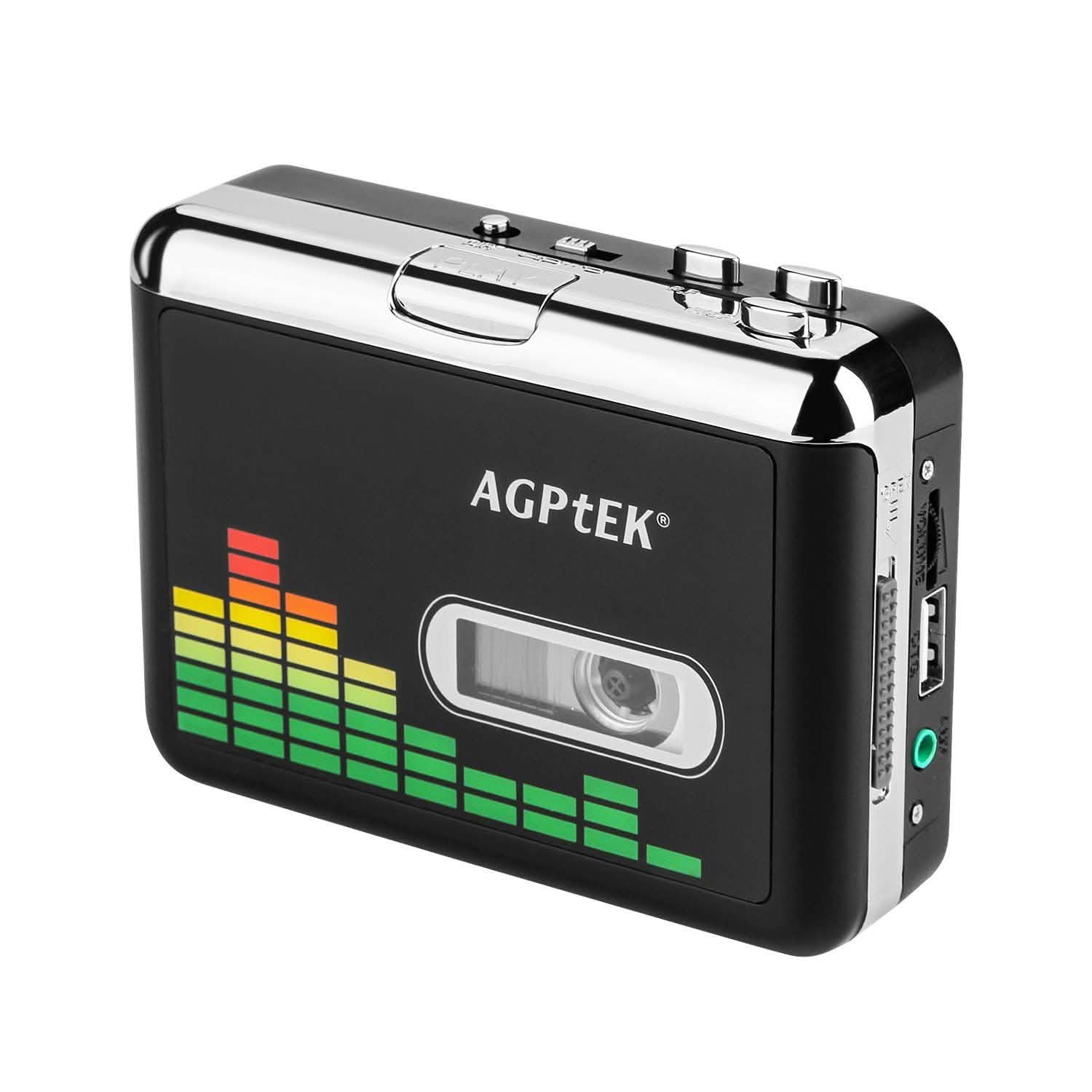 Portable Cassette Audio Music Player Tape-To-MP3 Converter Cassette Recorder