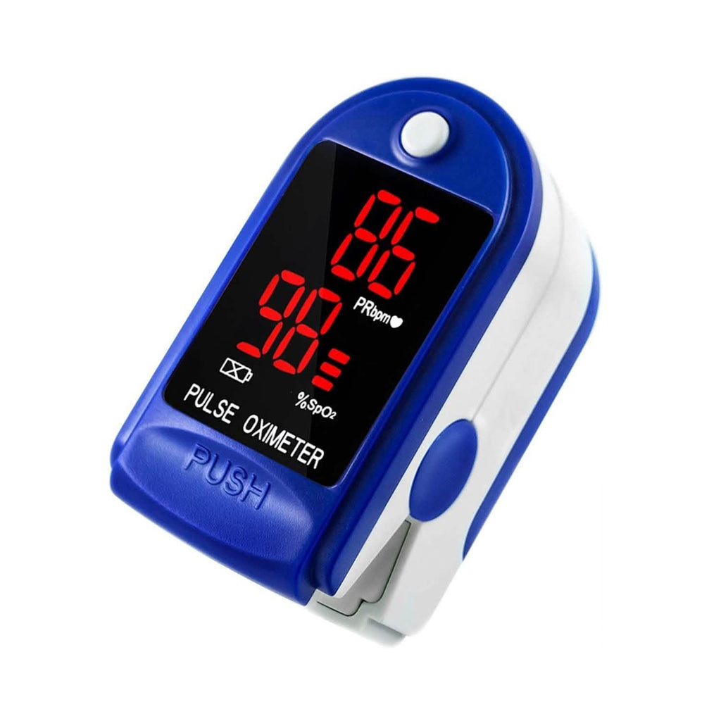 Portable Fingertip Pulse Oxygen Sugar Blood Oximeter Monitor