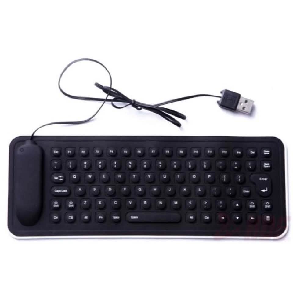 Portable Flexible Silicone Keyboard