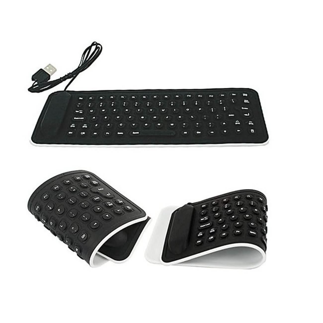 Portable Flexible Silicone Keyboard