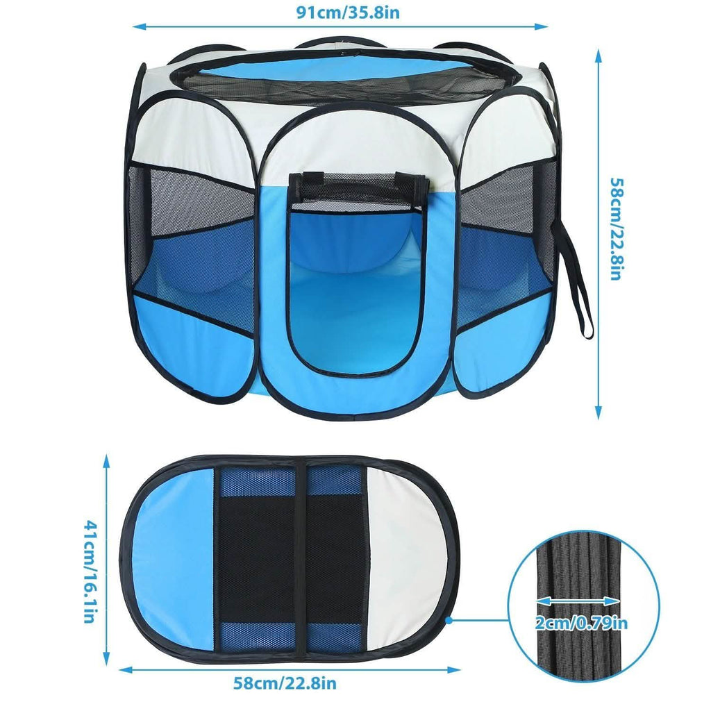 Portable Foldable Pet Playpen For Dogs Cats Other Pets