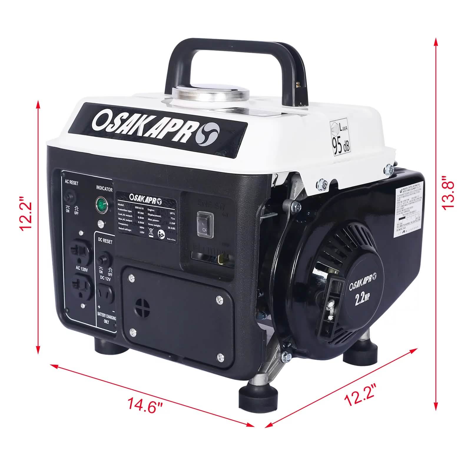 Portable Generator 900 Watt Gasoline Generator