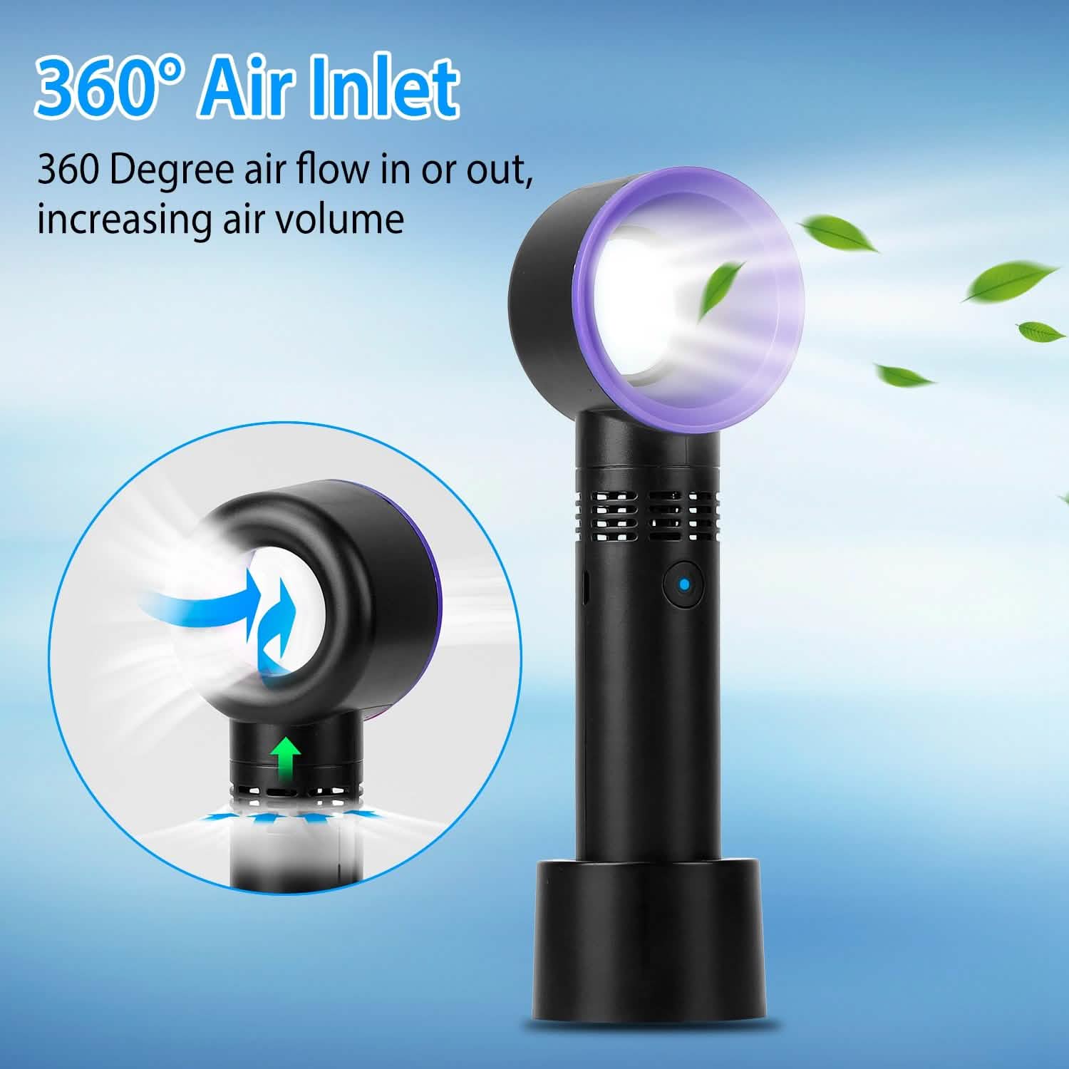 Portable Handheld Bladeless Fan