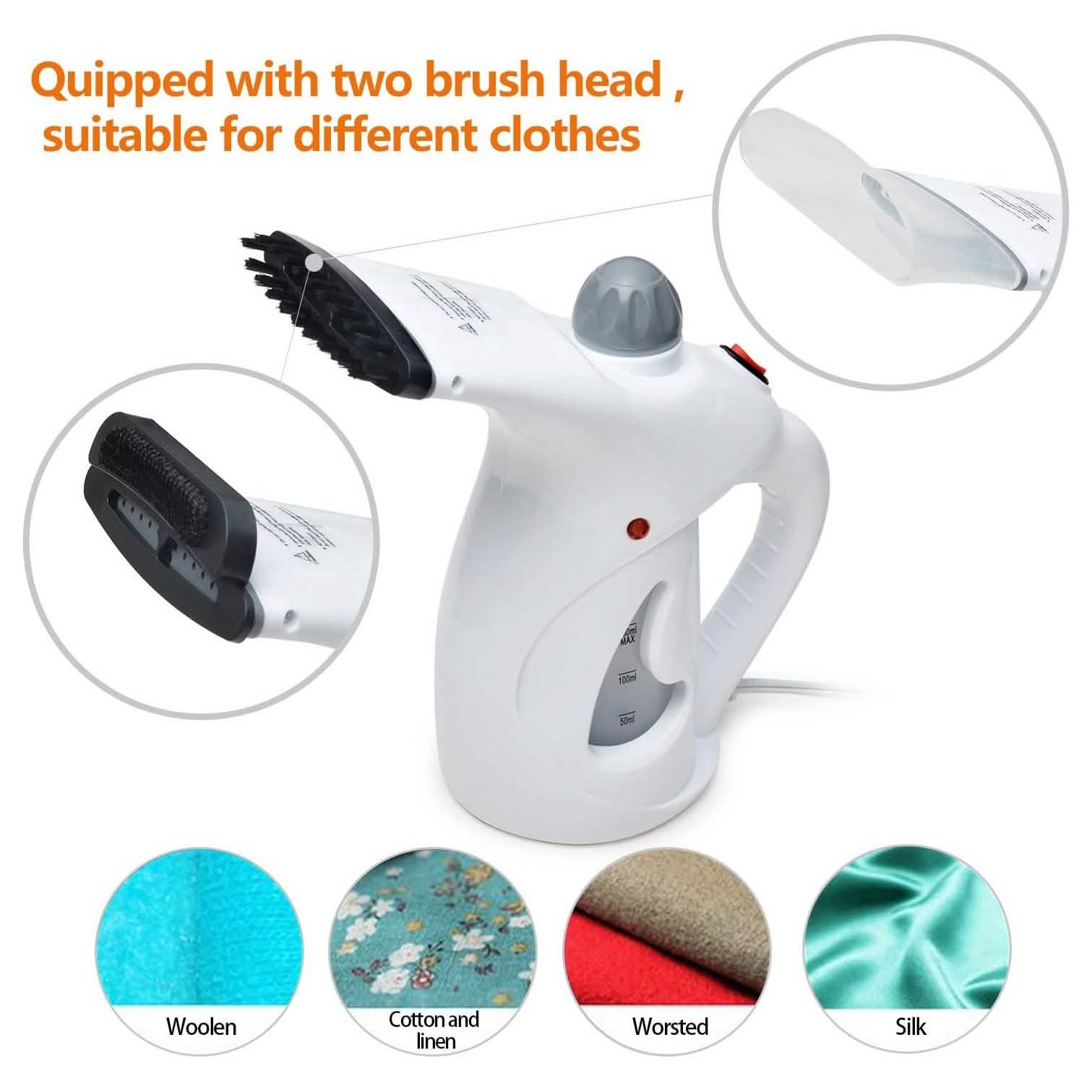 Portable Handheld Garment Fabric Clothes Steam Cleaner