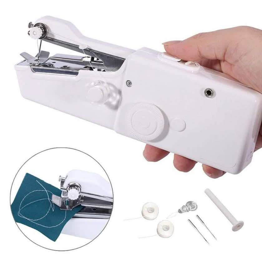 Portable Handheld Sewing Machine Cordless Clothes Quick Stitch