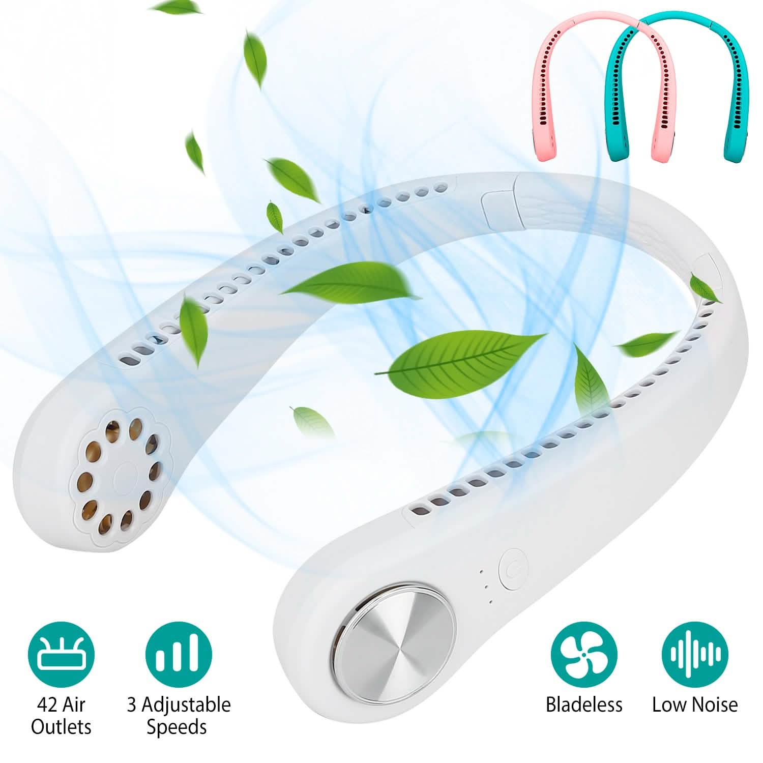 Portable Hanging Neck Personal Mini Fan