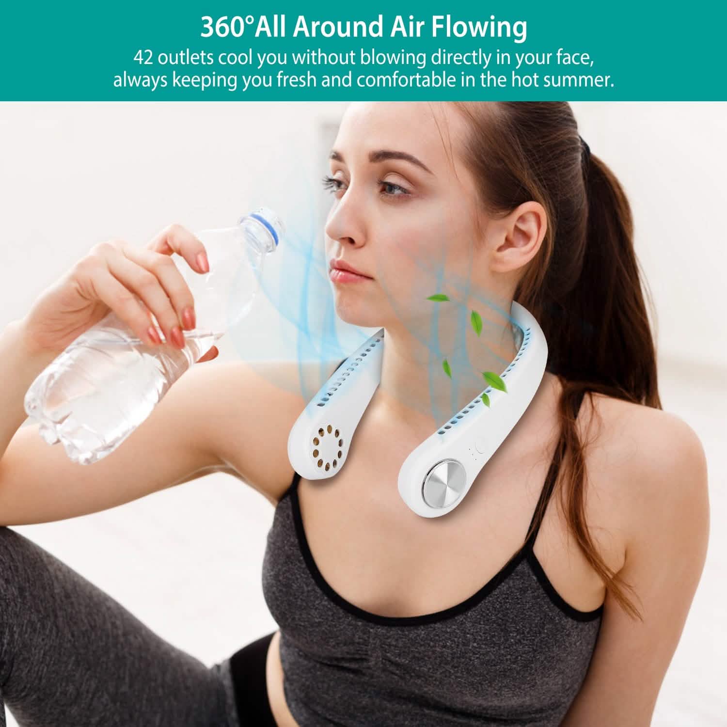Portable Hanging Neck Personal Mini Fan