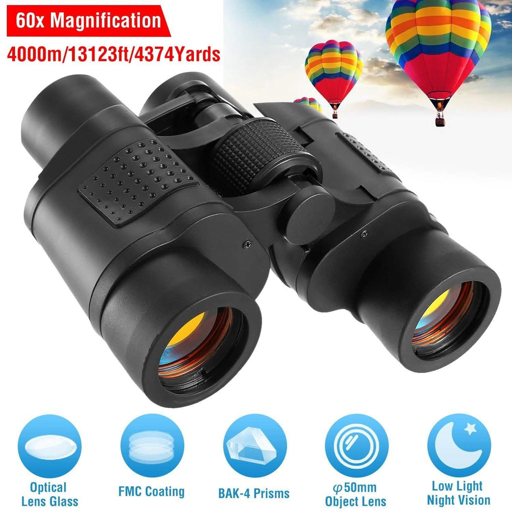 Portable HD Binoculars with Shoulder Strap Bag