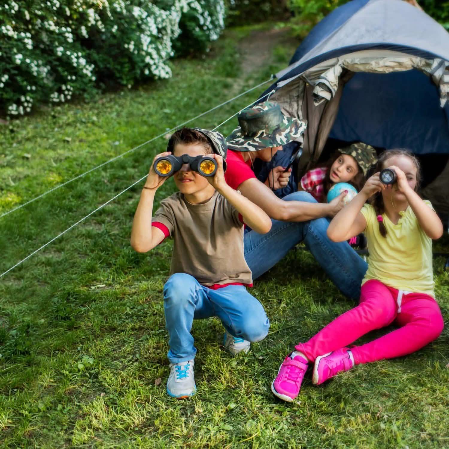 Portable HD Binoculars with Shoulder Strap Bag