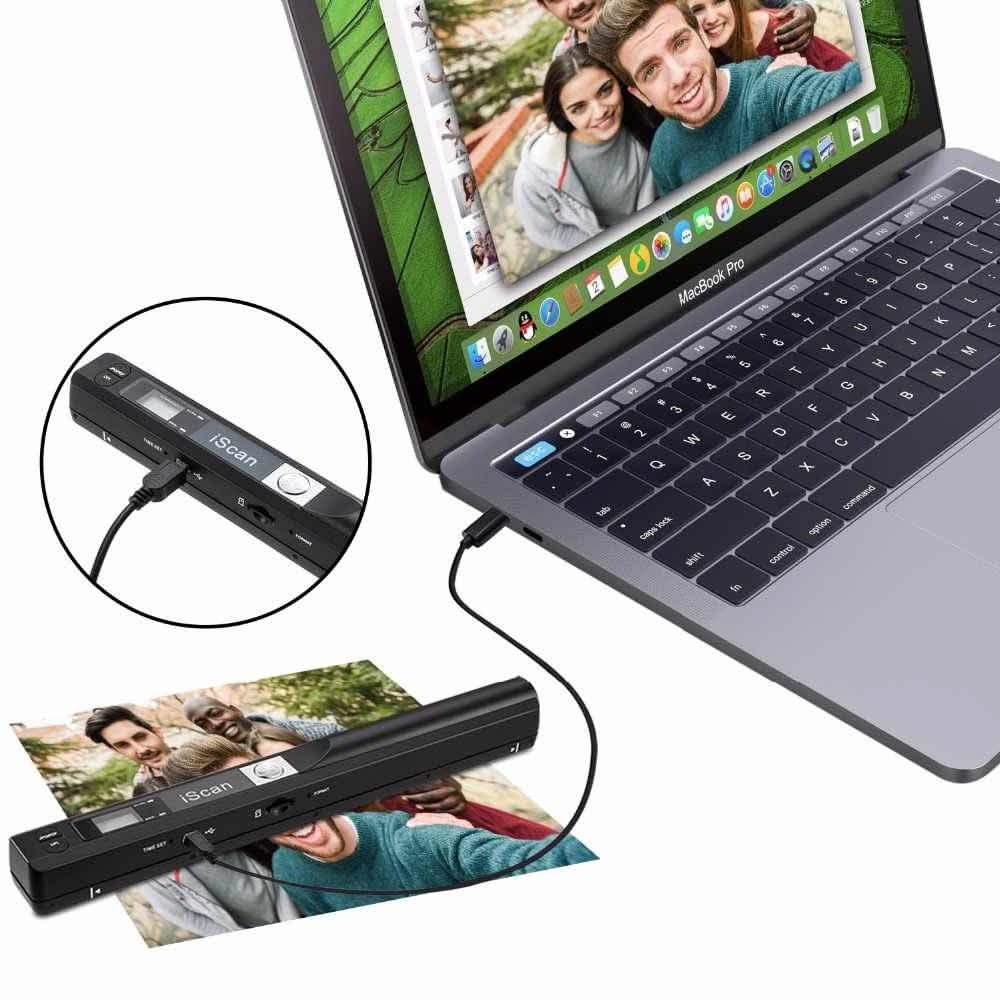 Portable HD iScan Paper Document Scanner