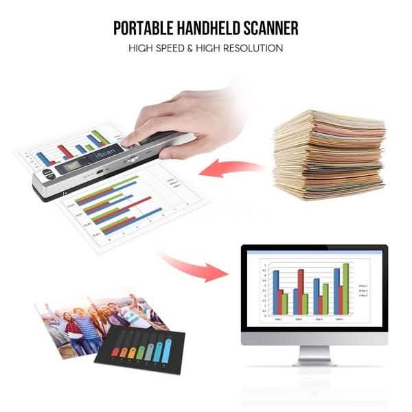 Portable HD iScan Paper Document Scanner
