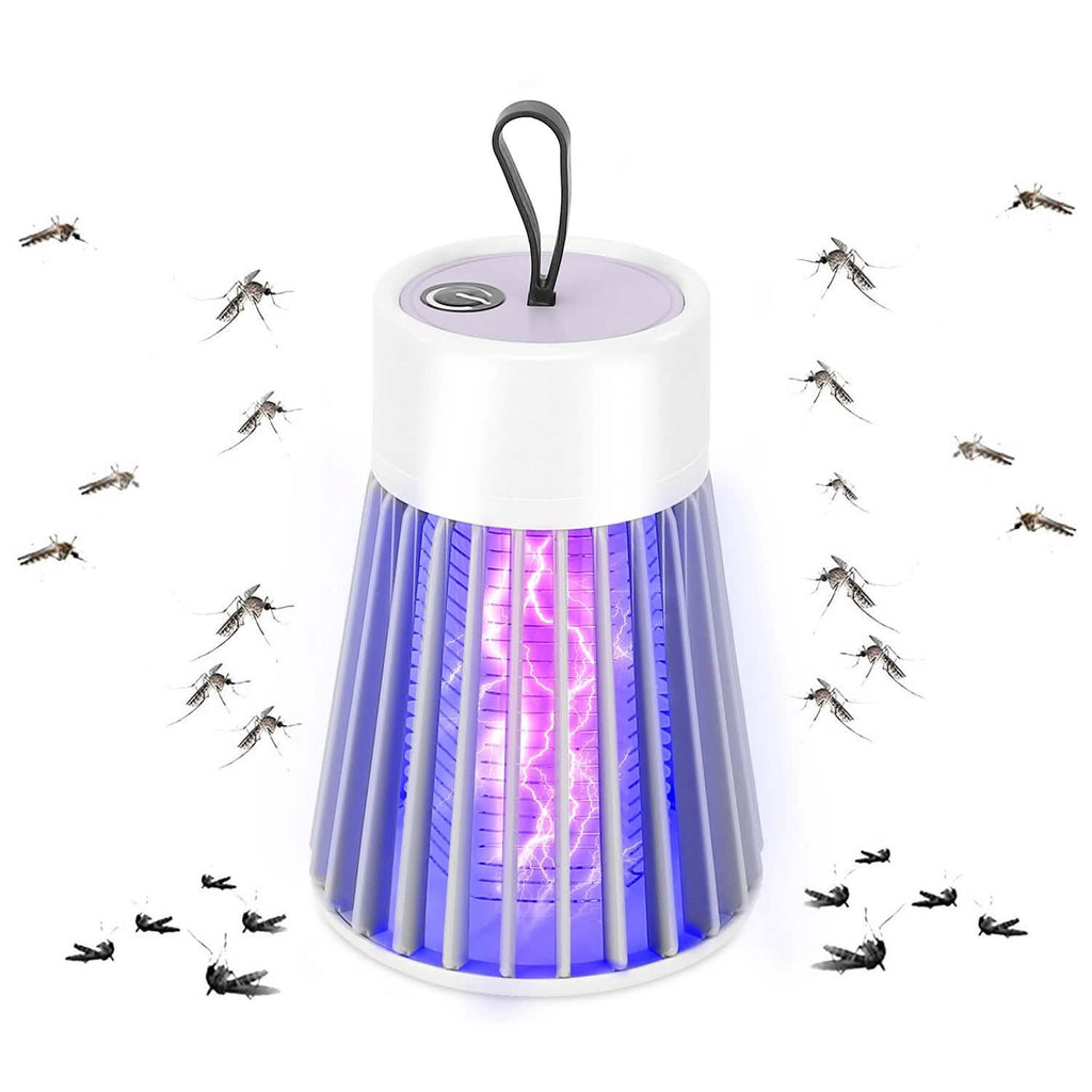Portable LED Electric Bug Zapper Mosquito Insect Killer Lamp