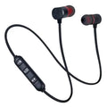 Portable Magnetic Sport Bluetooth Wireless Stereo Earphones For Workout Gym Noise Cancelling Earphones