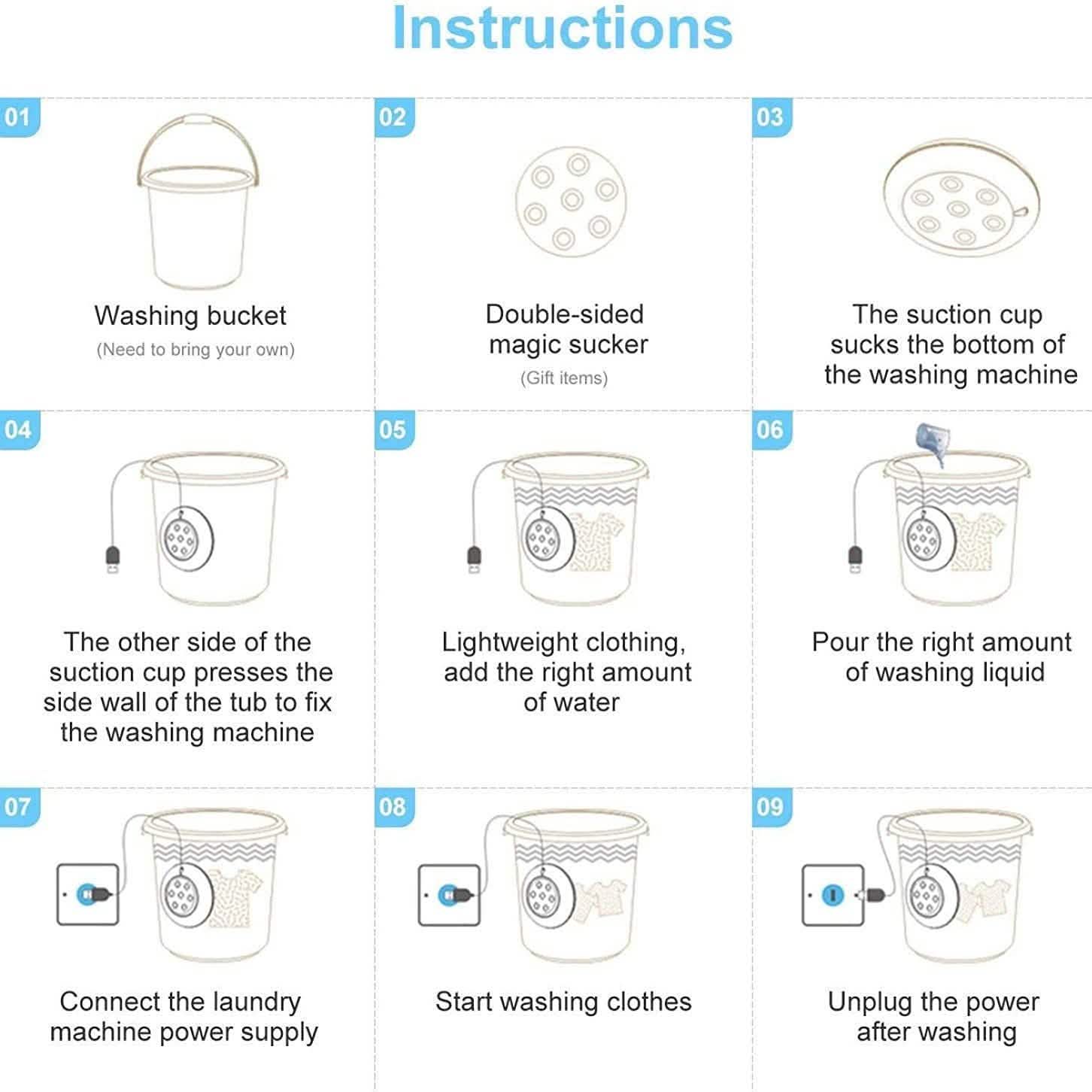 Portable Mini Washing Machine
