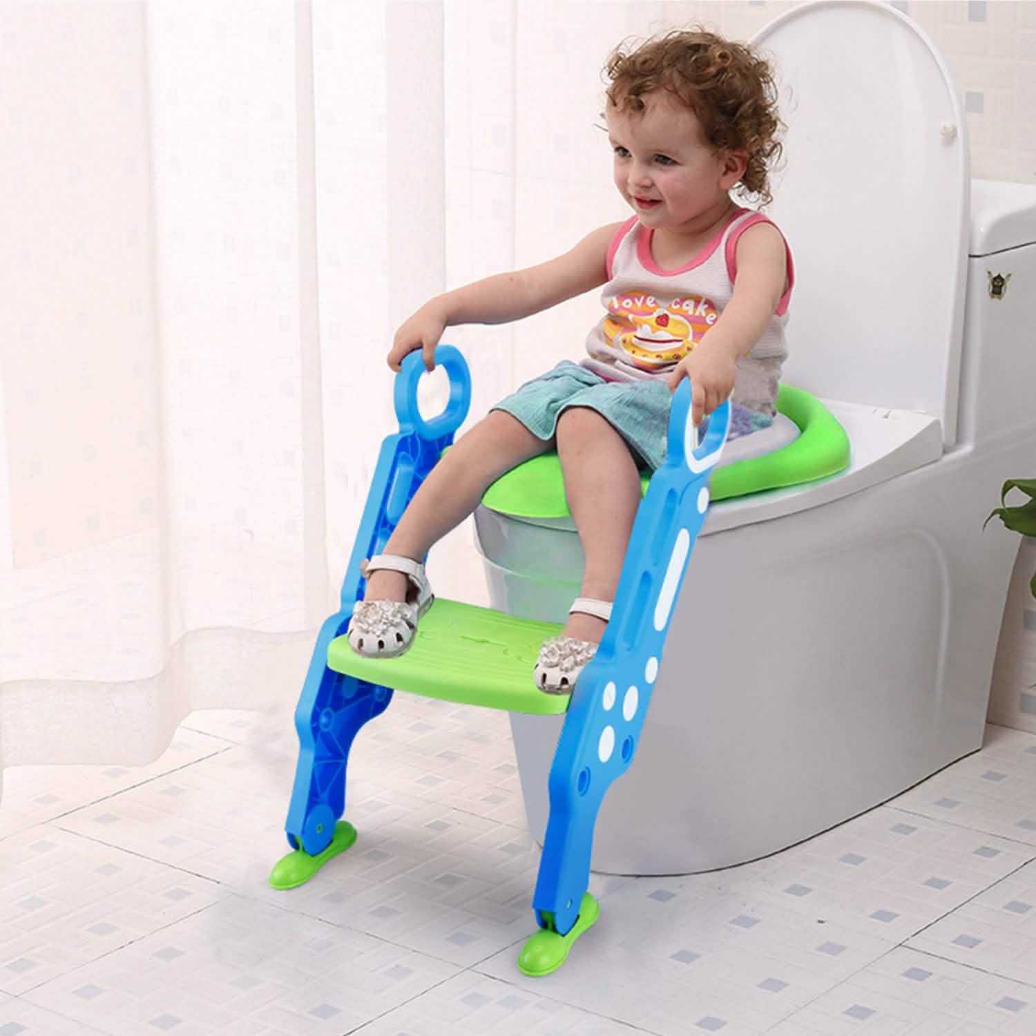 Potty Training Toilet Seat with Steps