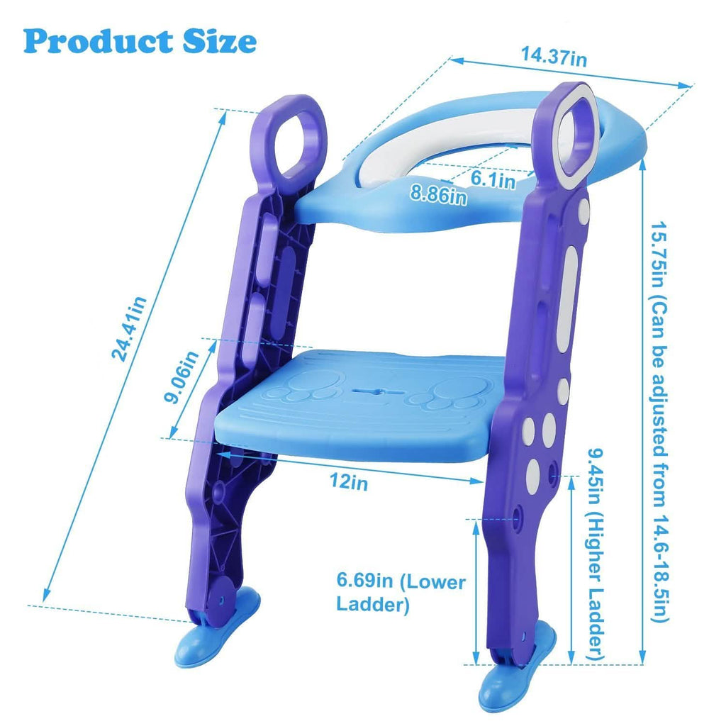 Potty Training Toilet Seat with Steps