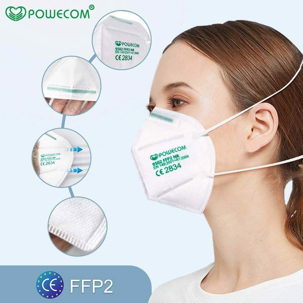 Powecom FFP2 Protective Face Masks