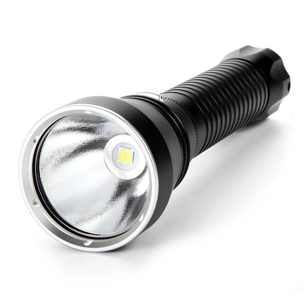 Powerful LED Rechargeable Dive Flashlight Cree Diving Flashlight Underwater Waterproof  High Lumen LED Scuba Diving  Torch Flashlight For Scuba Diving Underwater Torch
