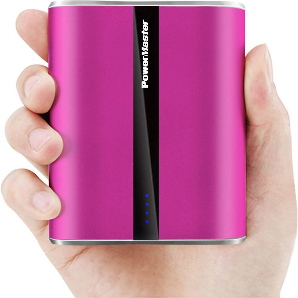 Powermaster 12000mAh Portable Charger with Dual USB Ports 3.1A Output