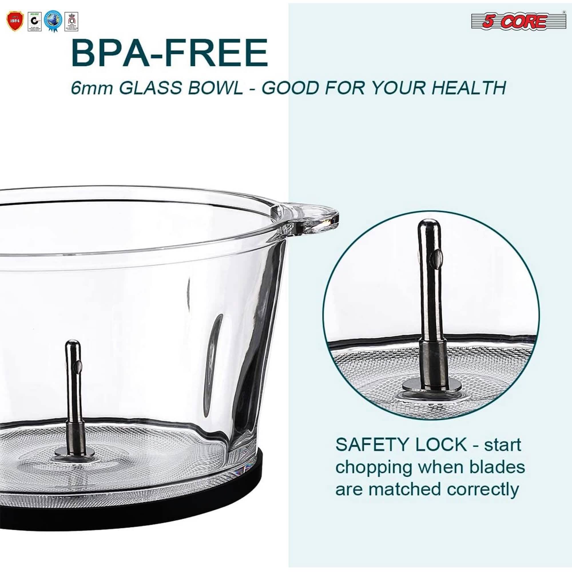 Premium Electric Meat Grinder Food Processor and 4 Titanium Blades