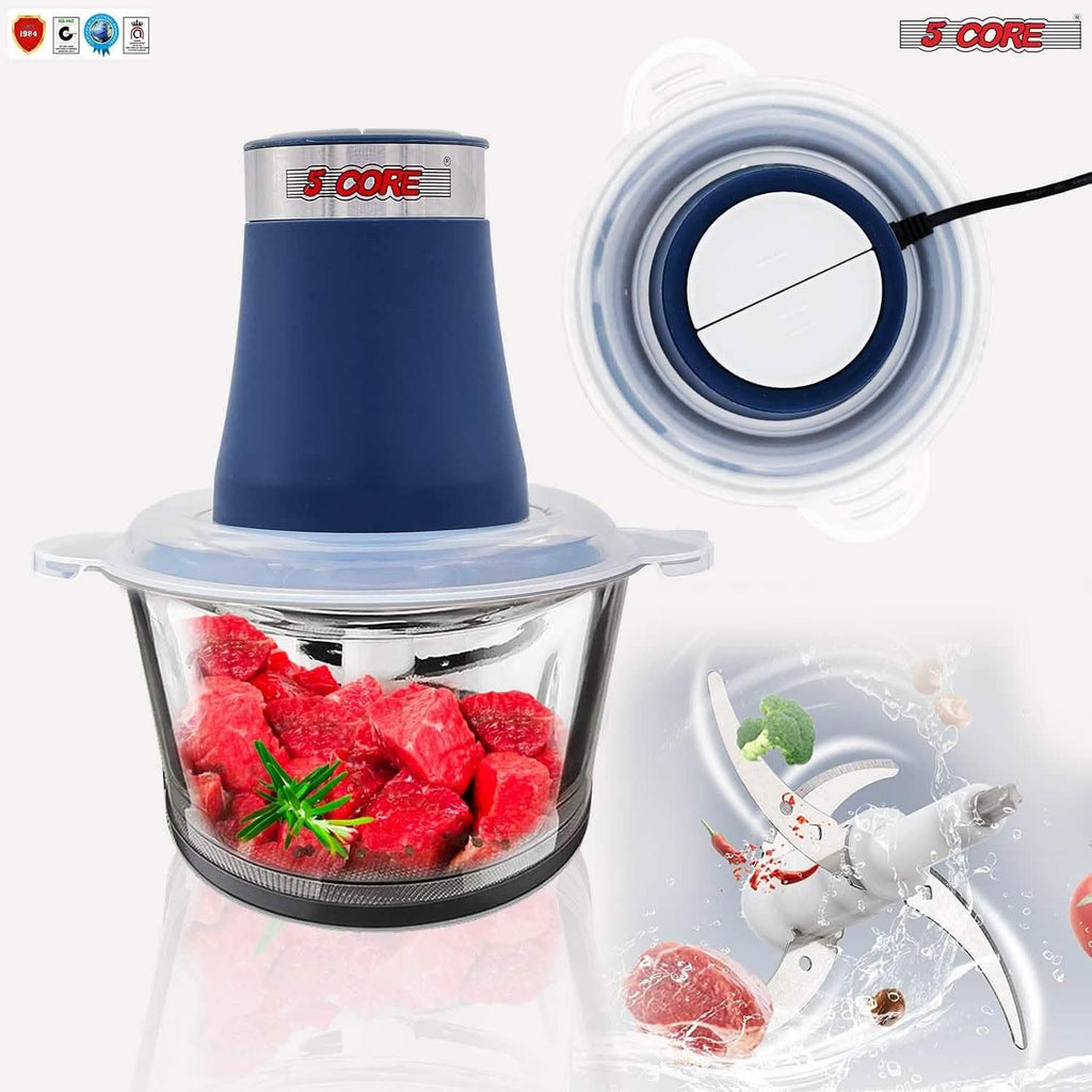 Premium Electric Meat Grinder Food Processor and 4 Titanium Blades
