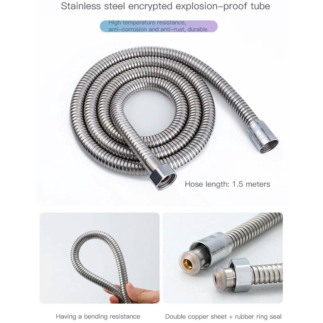 Pressurized Rain Shower Set